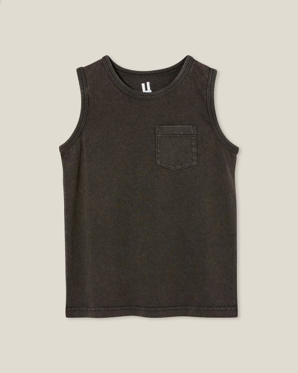 Cotton On Kids - The Essential Tank Black - Tops (BLACK) The Essential Tank Black