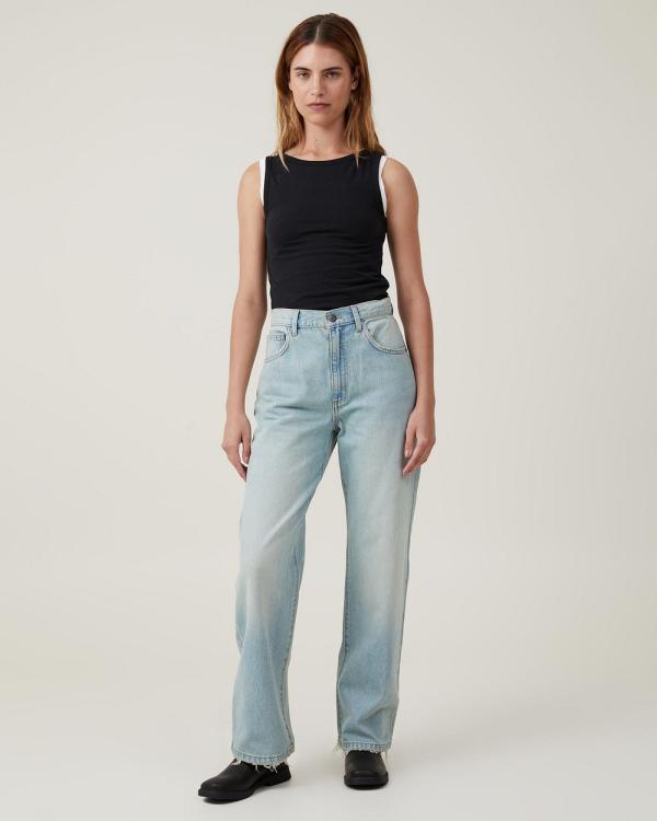 Cotton On - Loose Straight Jeans - Jeans (Shell Blue) Loose Straight Jeans
