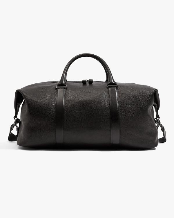 Country Road - Leather Weekender - Bags (Black) Leather Weekender