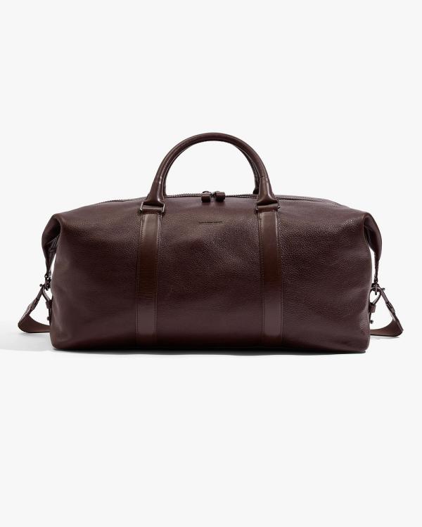 Country Road - Leather Weekender - Bags (Brown) Leather Weekender