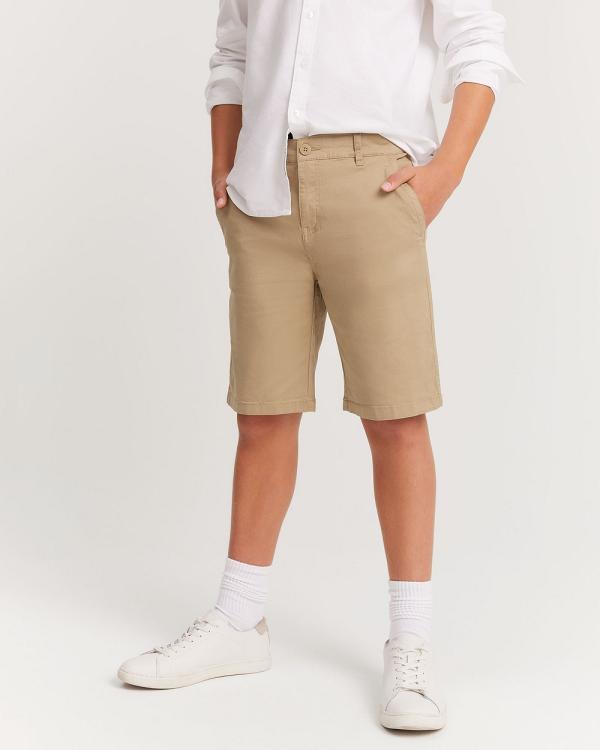 Country Road - Teen Chino Short - Shorts (Neutrals) Teen Chino Short