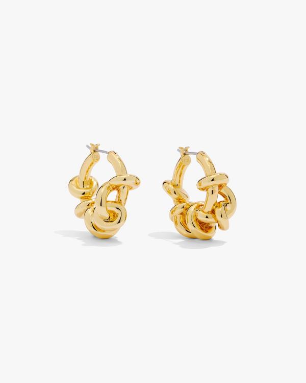 Country Road - Twist Hoop Earring - Jewellery (Gold) Twist Hoop Earring