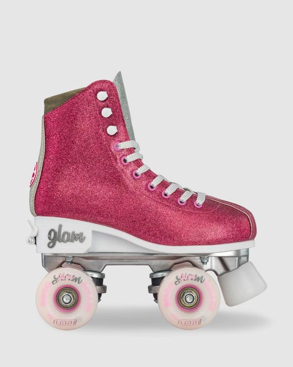 Crazy Skates - Disco Glam   Size Adjustable - Performance Shoes (Pink) Disco Glam - Size Adjustable