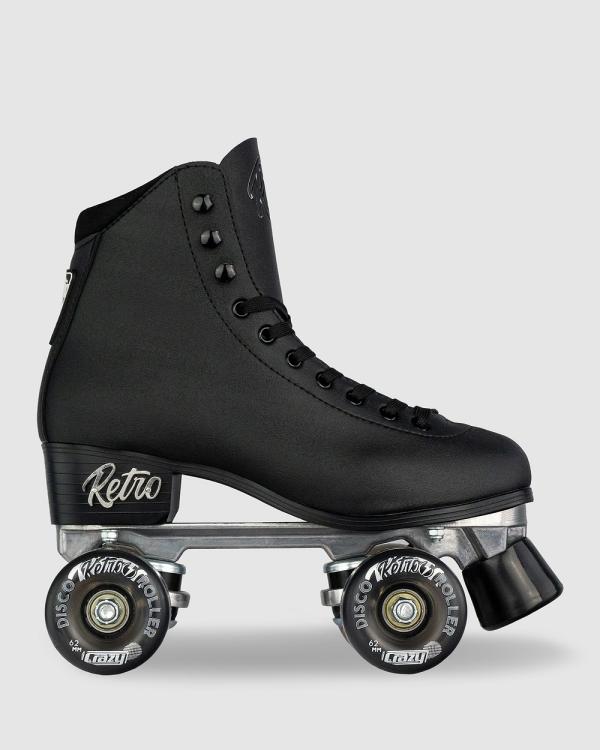 Crazy Skates - Retro Roller - Performance Shoes (Black) Retro Roller