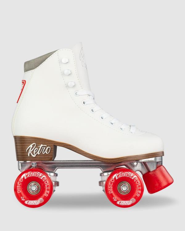 Crazy Skates - Retro Roller - Performance Shoes (White) Retro Roller