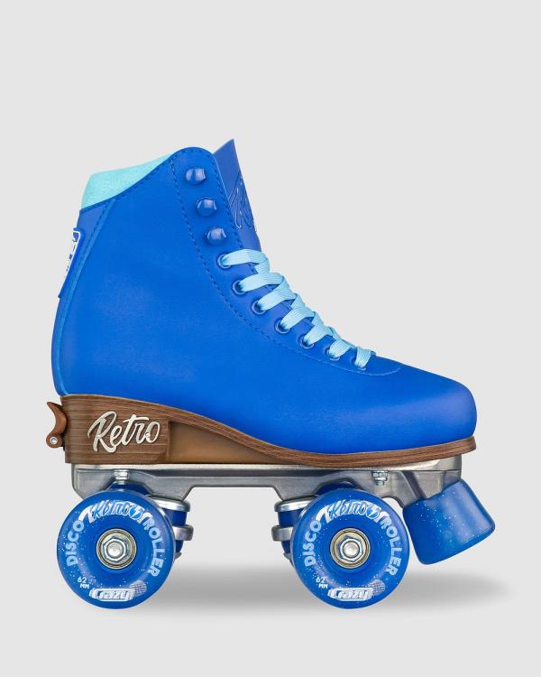 Crazy Skates - Retro Roller   Size Adjustable - Performance Shoes (Blue) Retro Roller - Size Adjustable