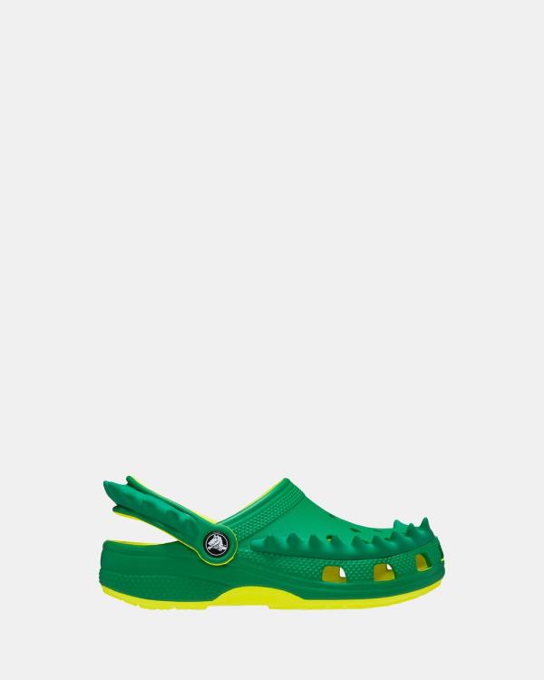 Crocs - Classic Clog Fun Lab Spikes Infant - Sandals (Acidity/Green) Classic Clog Fun Lab Spikes Infant