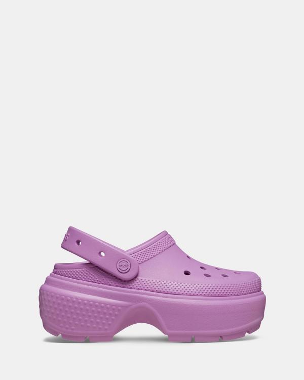 Crocs - Stomp Clogs   Unisex - Casual Shoes (Bubble) Stomp Clogs - Unisex