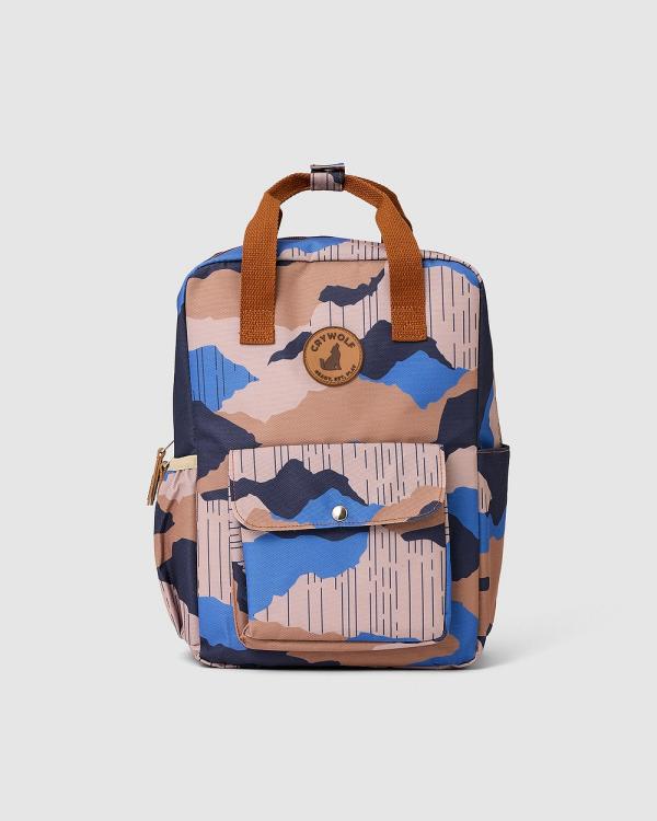 Crywolf - Mini Backpack Camo Mountain - Bags (Multi) Mini Backpack Camo Mountain