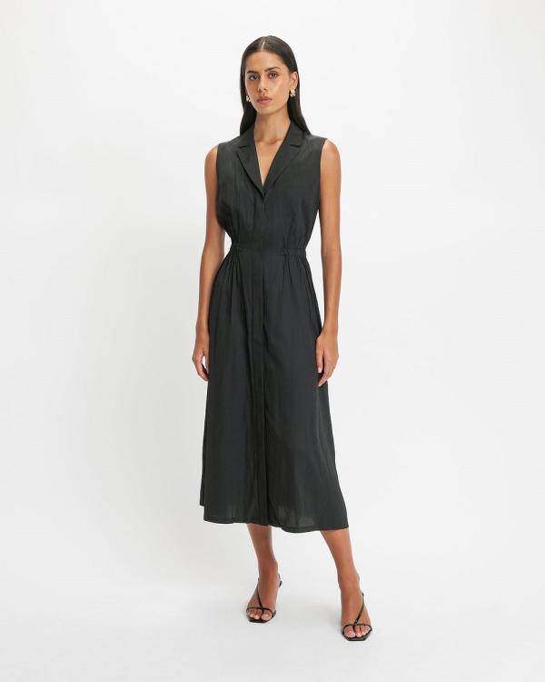 CUE - Drawstring Blazer Dress - Dresses (Black) Drawstring Blazer Dress