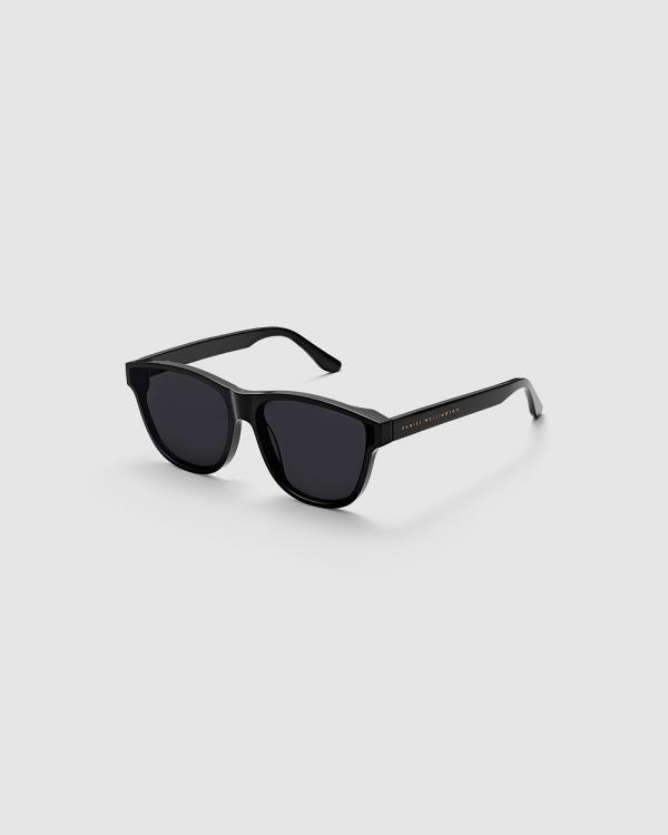 Daniel Wellington - Ambler Acetate Black Sunglasses - Sunglasses (Black) Ambler Acetate Black Sunglasses