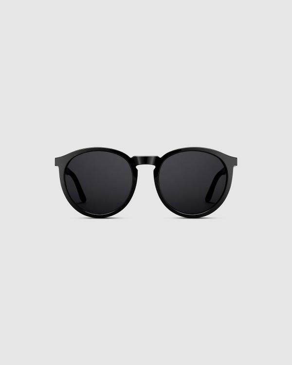 Daniel Wellington - Arch Acetate Black Sunglasses - Sunglasses (Black) Arch Acetate Black Sunglasses