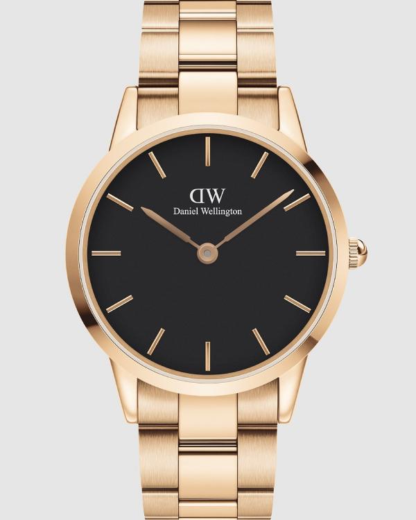 Daniel Wellington - Iconic Link 40mm - Watches (Rose gold) Iconic Link 40mm