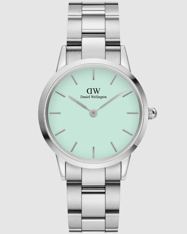 Daniel Wellington - Iconic Link Mint 32mm - Watches (Silver) Iconic Link Mint 32mm