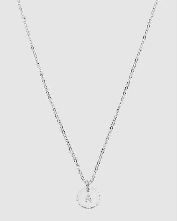 Dear Addison - Initial A Letter Necklace - Jewellery (Silver) Initial A Letter Necklace