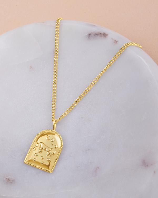 Dear Addison - Taurus Zodiac Necklace - Jewellery (Gold) Taurus Zodiac Necklace