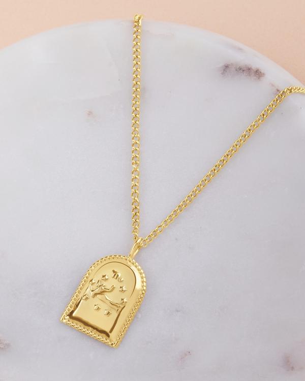 Dear Addison - Virgo Zodiac Necklace - Jewellery (Gold) Virgo Zodiac Necklace