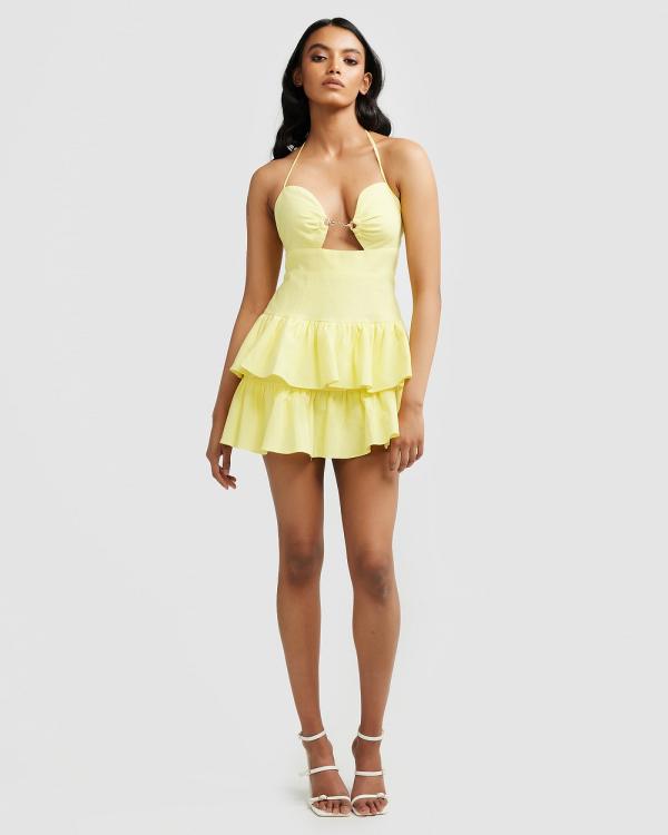 DERMA Department - Capri Mini Dress - Dresses (Lemon) Capri Mini Dress