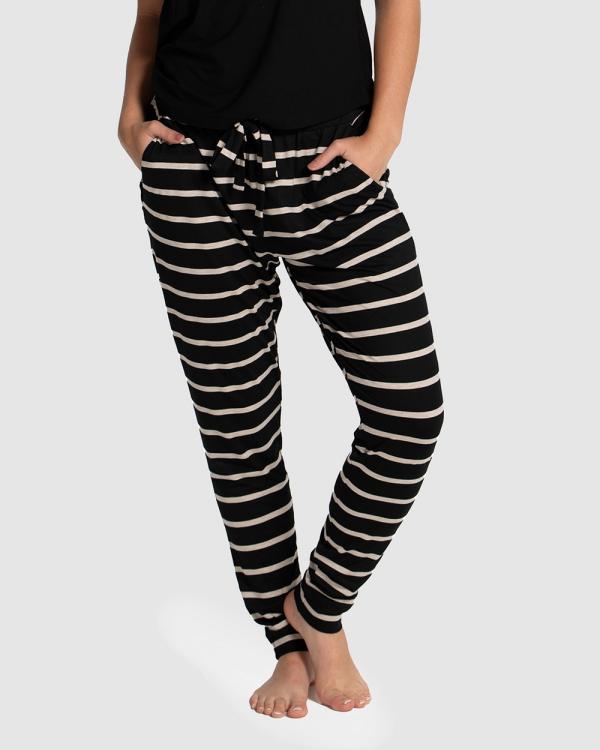 Deshabille - Emily Lounge Pant - Sleepwear (Black) Emily Lounge Pant