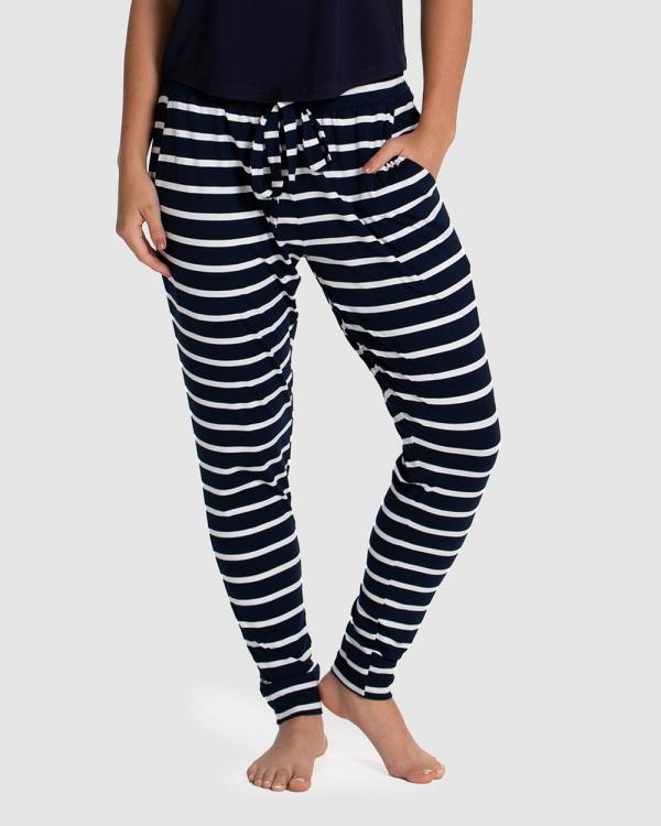 Deshabille - Emily Lounge Pant - Sleepwear (Navy) Emily Lounge Pant