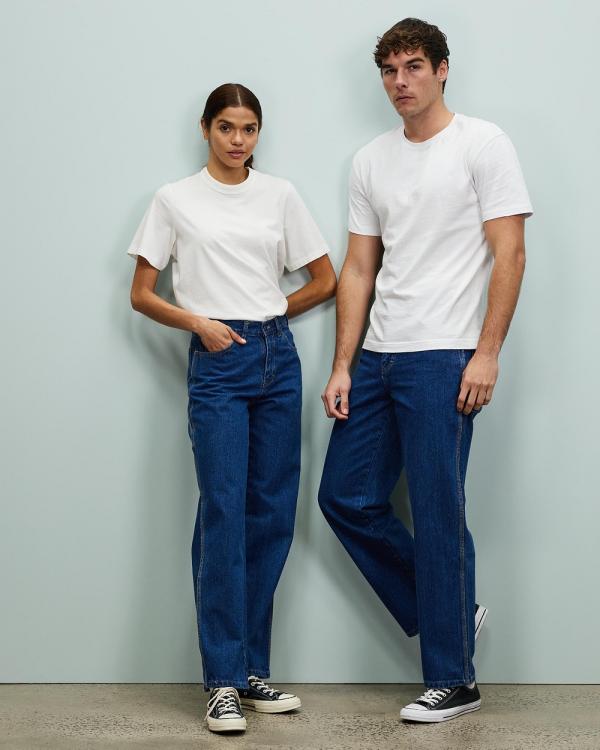 Dickies - 1993 Relaxed Fit Carpenter Denim Jeans   Unisex - Relaxed Jeans (Stone Washed Indigo Blue) 1993 Relaxed Fit Carpenter Denim Jeans - Unisex
