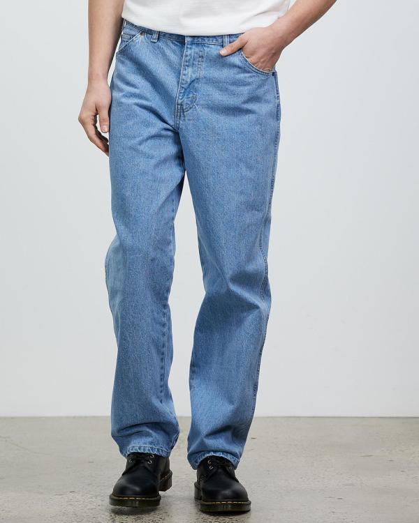 Dickies - Relaxed Fit Denim Jeans - Relaxed Jeans (Light Indigo) Relaxed Fit Denim Jeans