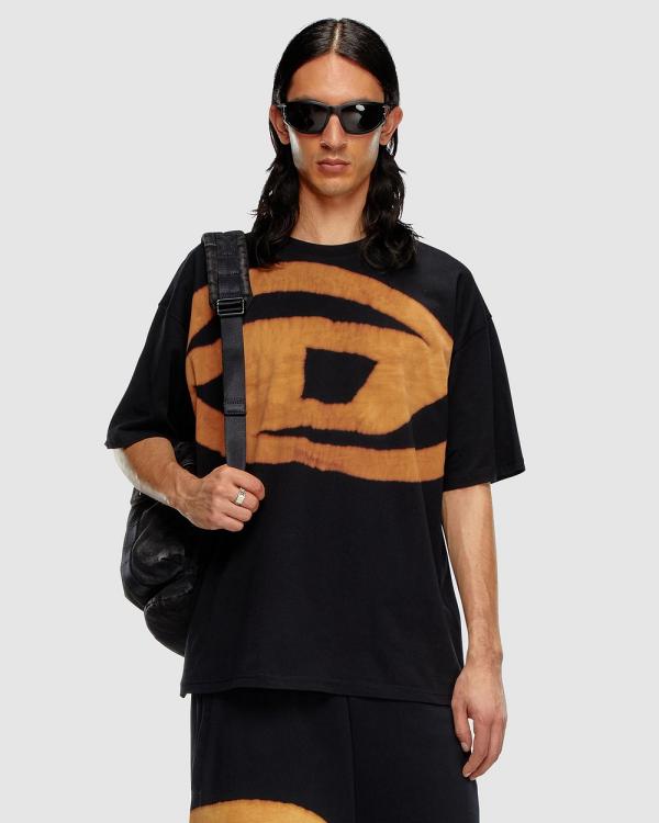 Diesel - Box Bleach Tee - T-Shirts & Singlets (Black) Box Bleach Tee