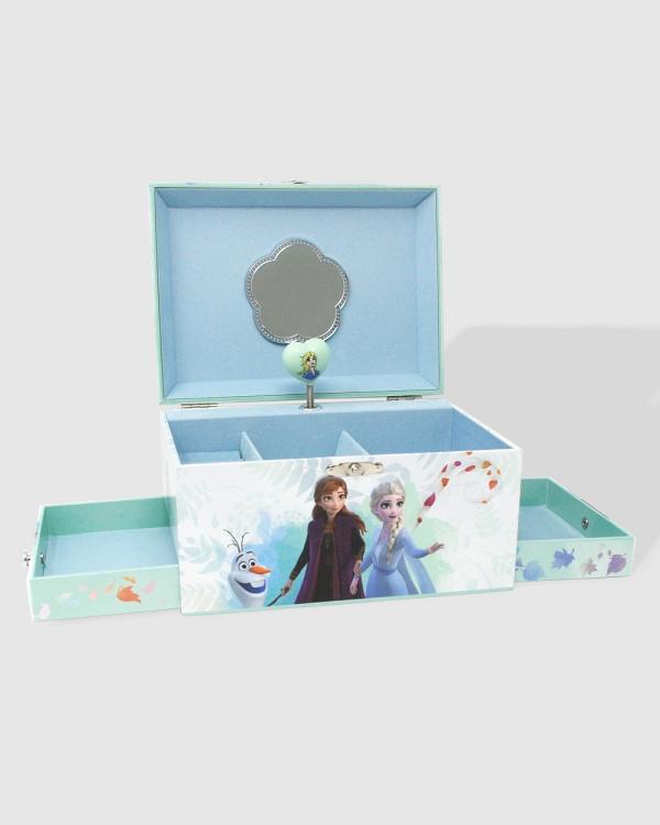 Disney Frozen 2 by Pink Poppy - Disney Frozen The Magical Nature Luxury Musical Jewellery Storage Box - All toys (Blue) Disney Frozen The Magical Nature Luxury Musical Jewellery Storage Box