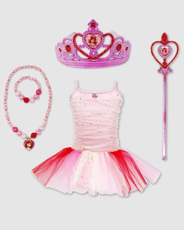 Disney Princess by Pink Poppy - Disney Princess Ariel Sparkling Tutu Fashion Pack - Accessories (Pink) Disney Princess Ariel Sparkling Tutu Fashion Pack