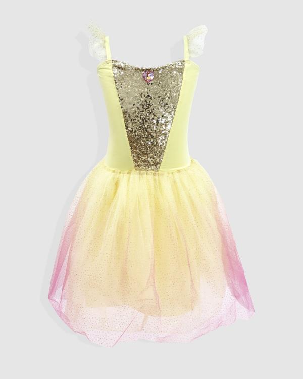 Disney Princess by Pink Poppy - Disney Princess Belle Romantic Dress - Dresses (Yellow) Disney Princess Belle Romantic Dress