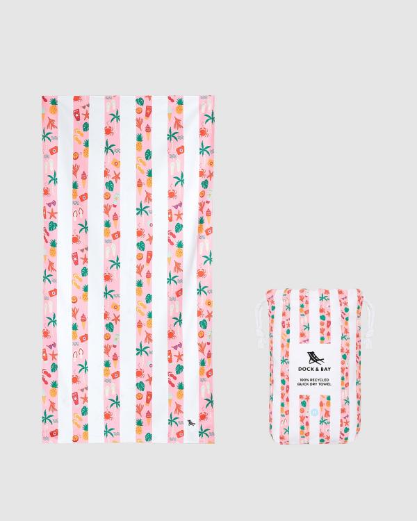 Dock & Bay - Beach Towel Kids Collection M Vacay Vibes - Home (Multi) Beach Towel Kids Collection M Vacay Vibes