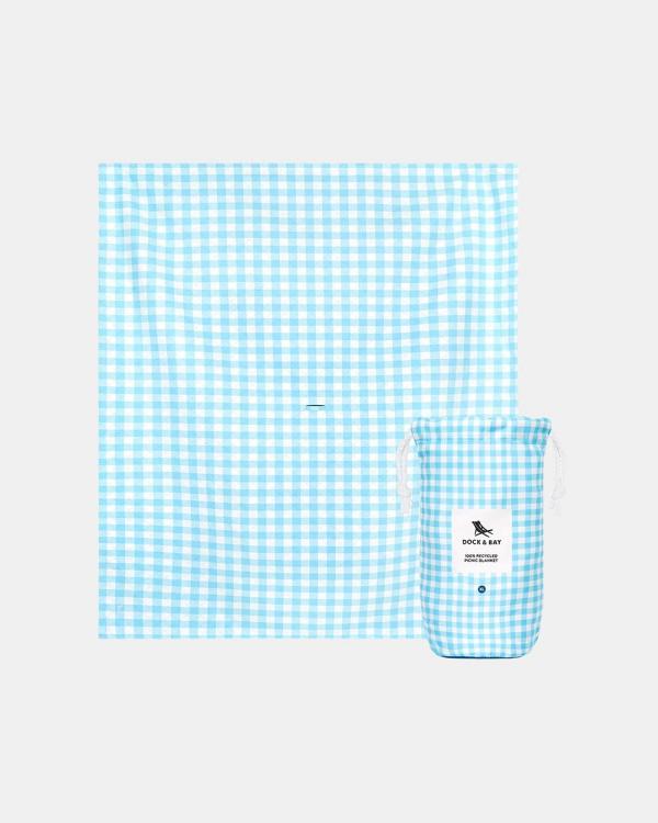 Dock & Bay - Picnic Blanket Extra Large Blueberry Pie - Home (Blue) Picnic Blanket Extra Large Blueberry Pie