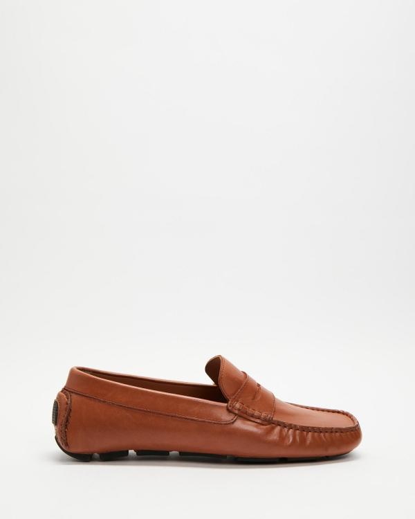 Double Oak Mills - Casual Loafers - Casual Shoes (Tan Leather) Casual Loafers
