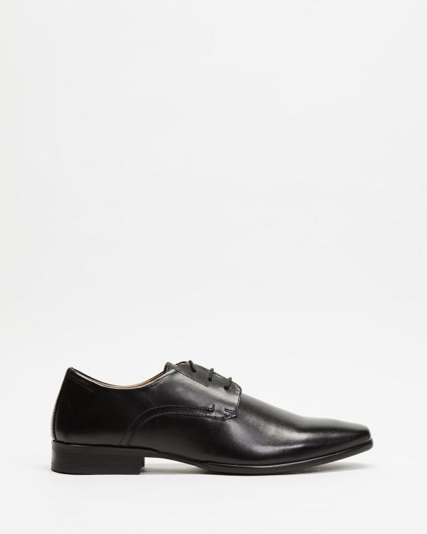 Double Oak Mills - Charles Leather Derby - Dress Shoes (Black) Charles Leather Derby