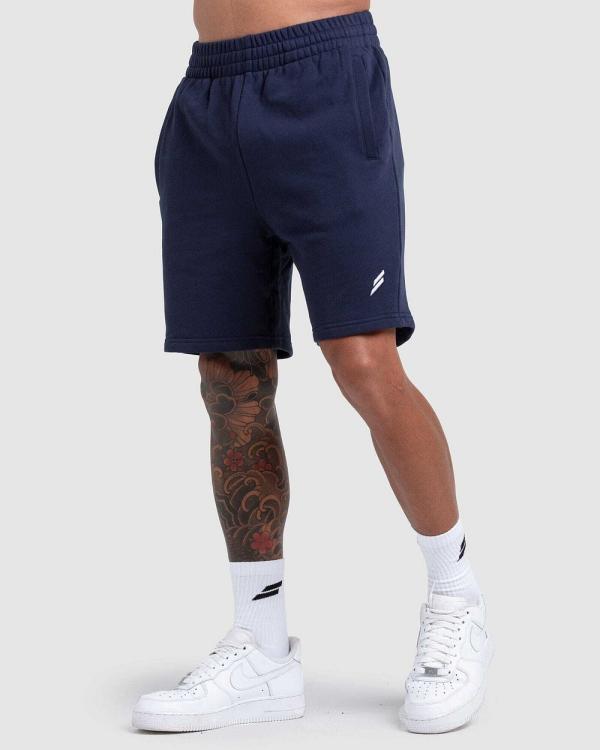 Doyoueven - Men's Essential Cotton Shorts - Shorts (Navy) Men's Essential Cotton Shorts