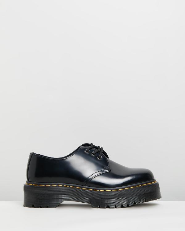 Dr Martens - Unisex 1461 Quad Polished Smooth Shoes - Sneakers (Black) Unisex 1461 Quad Polished Smooth Shoes