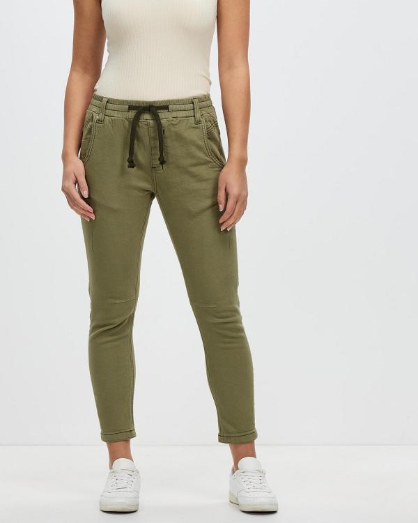 DRICOPER DENIM - Active Jeans - Crop (Khaki) Active Jeans