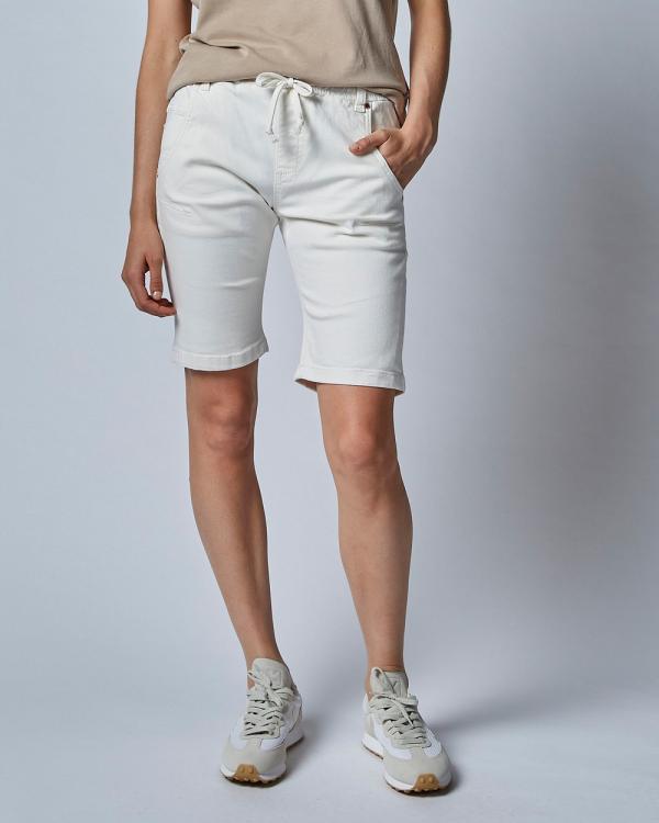 DRICOPER DENIM - Active Long Shorts - Denim (Ivory) Active Long Shorts