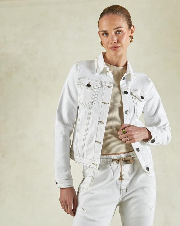 DRICOPER DENIM - Dita Jacket - Denim jacket (Crispy White) Dita Jacket
