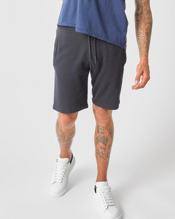 DRICOPER DENIM - Essential Fleece Shorts - Shorts (Washed Black) Essential Fleece Shorts