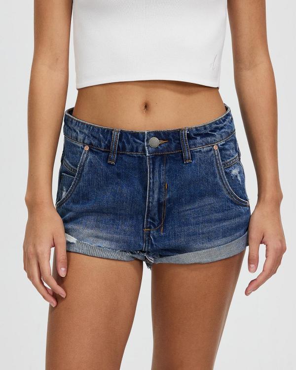 DRICOPER DENIM - Slouchy Shorts - Denim (Paris Blue) Slouchy Shorts