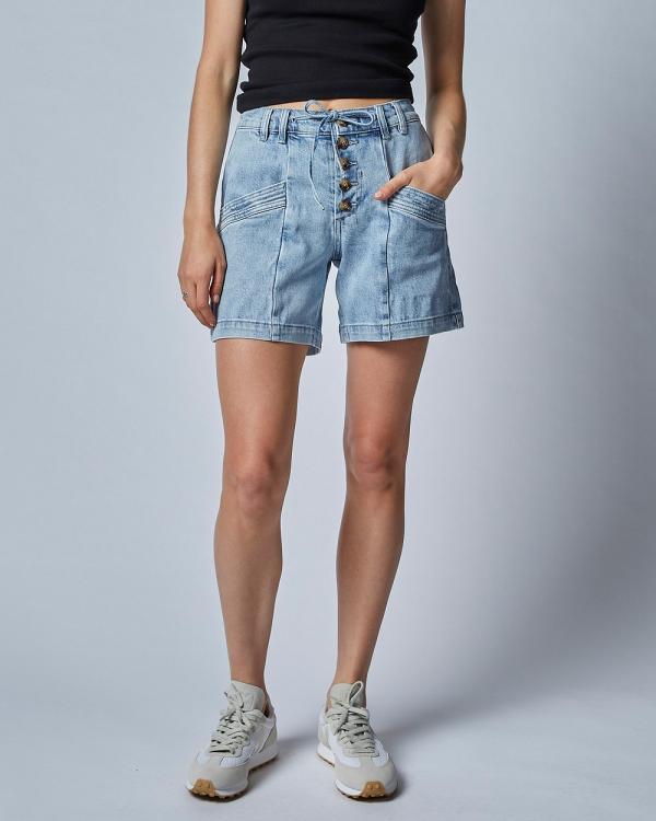 DRICOPER DENIM - Walker Denim Shorts - Denim (Sun-Bleached) Walker Denim Shorts