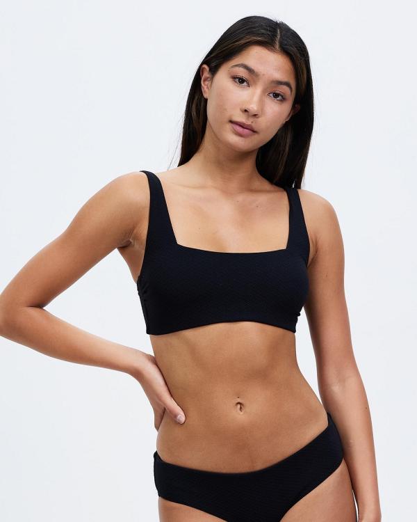 Duskii - Jackie Square Neck Top - Bikini Tops (Black) Jackie Square Neck Top