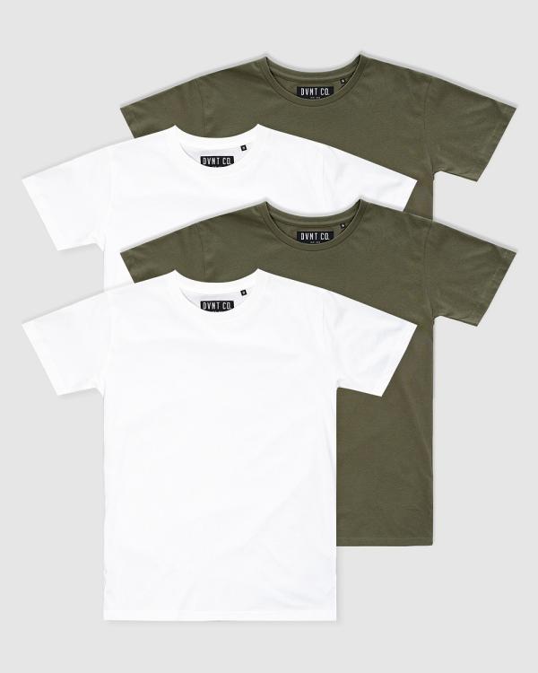 DVNT - 4 Pack Devoid Premium Tee   Youth - Short Sleeve T-Shirts (Multi) 4-Pack Devoid Premium Tee - Youth