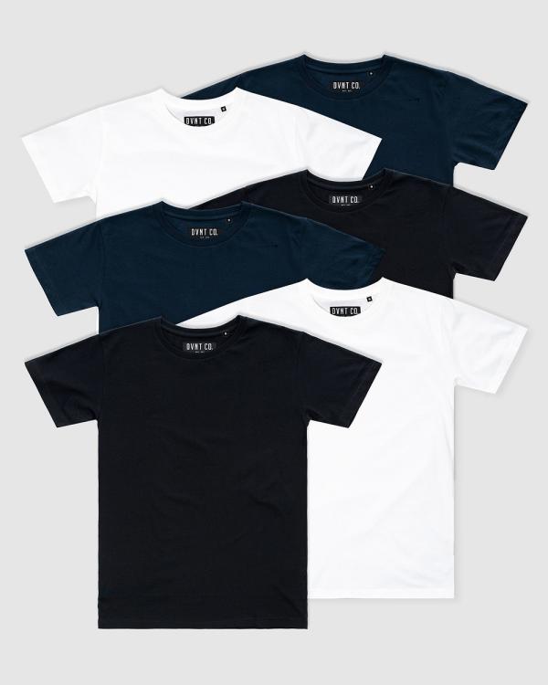 DVNT - 6 Pack Devoid Premium Tee   Youth - Short Sleeve T-Shirts (Multi) 6-Pack Devoid Premium Tee - Youth