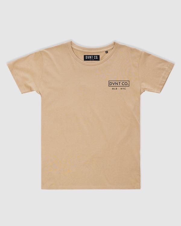 DVNT - NYC Tee   Youth - Short Sleeve T-Shirts (Camel) NYC Tee - Youth