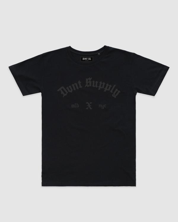 DVNT - Originals Mono Tee   Youth - Short Sleeve T-Shirts (Black) Originals Mono Tee - Youth