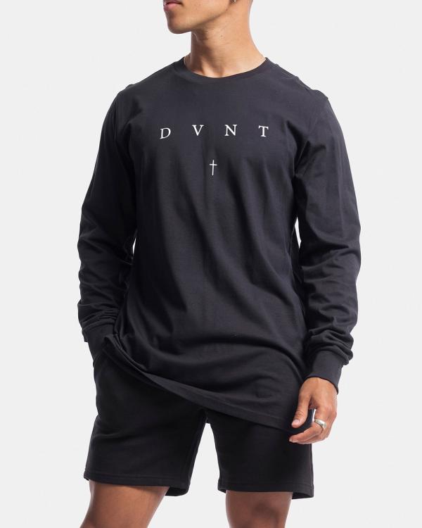 DVNT - Saint Long Sleeve Tee - Long Sleeve T-Shirts (Ink) Saint Long Sleeve Tee
