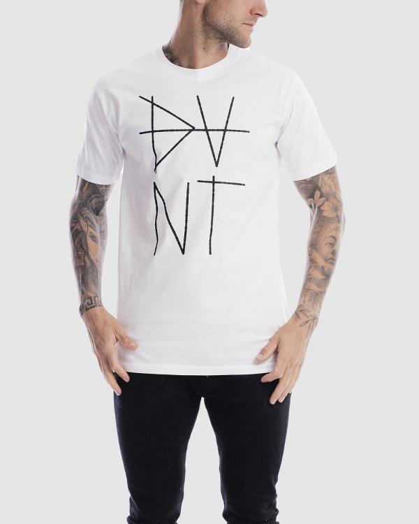 DVNT - Scratch Tee - T-Shirts & Singlets (White) Scratch Tee