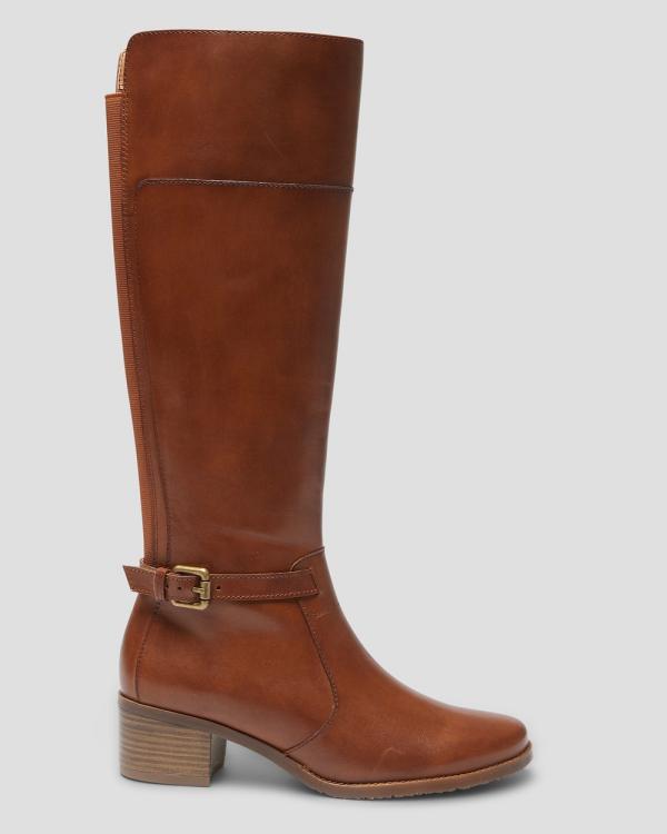 Easy Steps - Junction - Knee-High Boots (MID BROWN) Junction